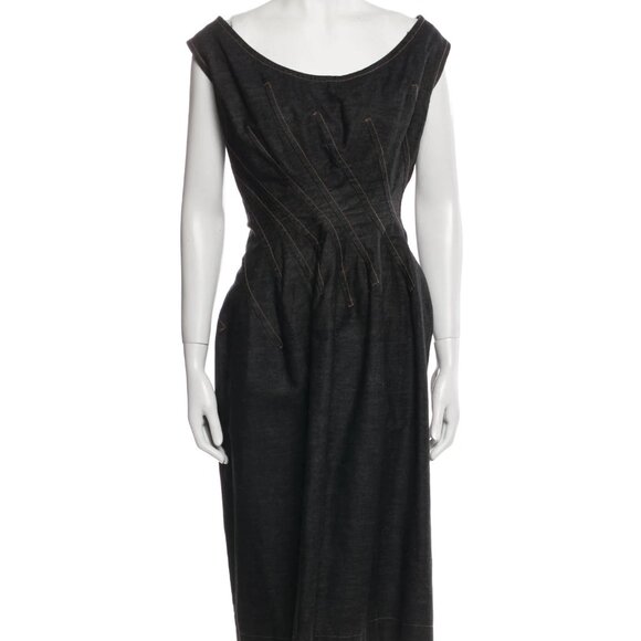 Marni dark denim dress